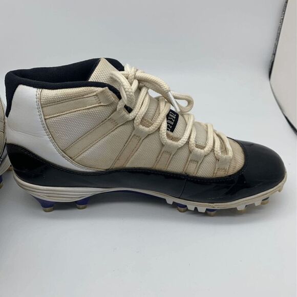 Nike Air Jordan 11 Retro TD Concord Football Cleats Size 9.5 NO‎ INSOLES main image 8